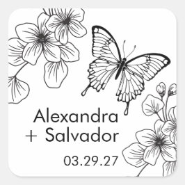 Adesivos Personalizados Jardim de Borboletas