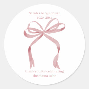 Adesivos Personalizados para Favors de Chá de Bebê
