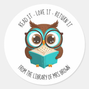 Adesivos Personalizados para Livros   Etiqueta de 