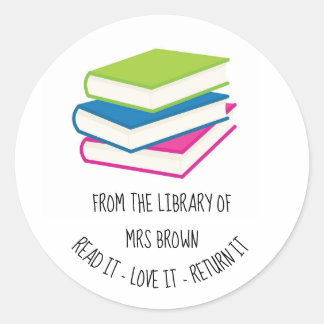 Adesivos Personalizados para Livros | Etiqueta de