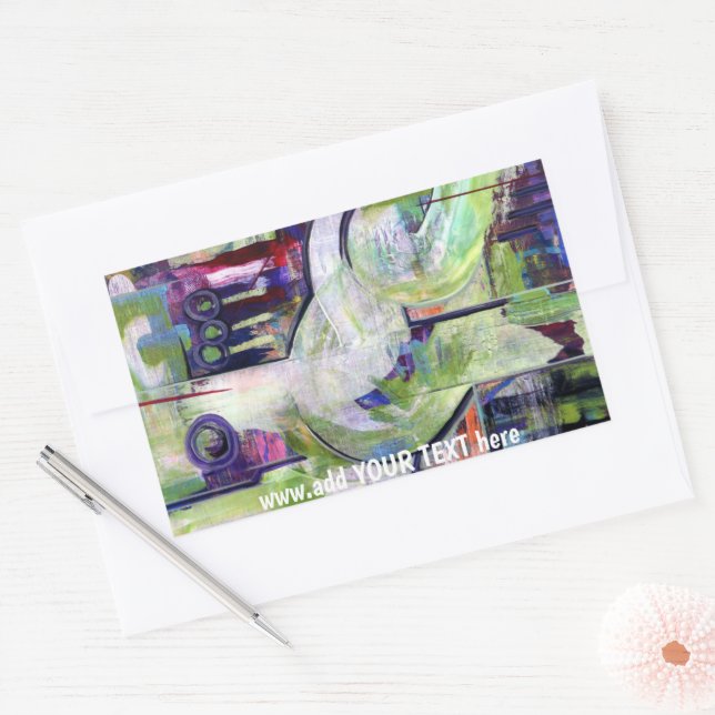 Adesivos Personalizáveis de Arte Original (Envelope)