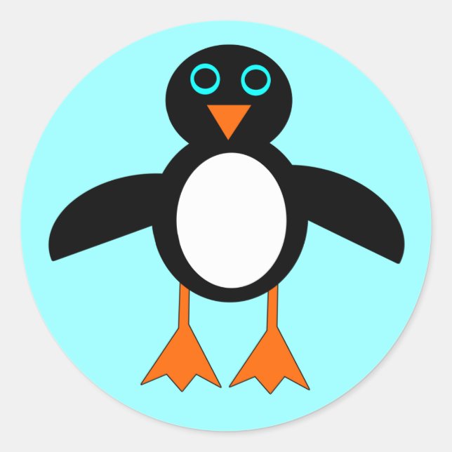 Adesivos Pinguins Bonitos (Frente)