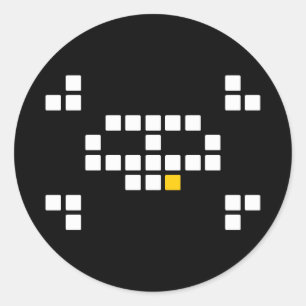 Adesivos Pirata de 8 Bits