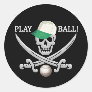 Adesivos Pirata de Baseball