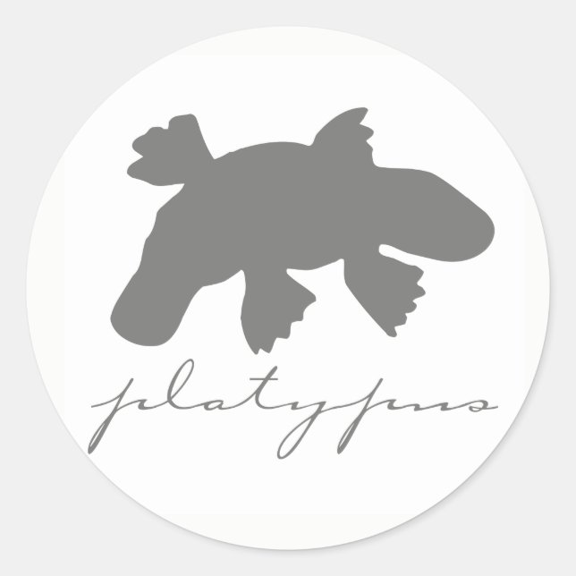 Adesivos Platypus Silhouter (Frente)