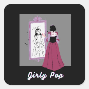 Adesivos pop femininos