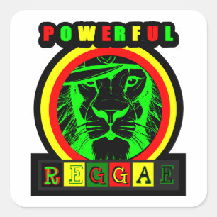 Adesivos Powerful Reggae