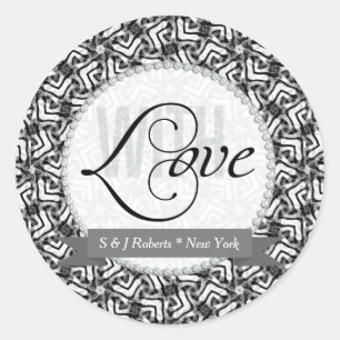 Adesivos Preto+Branco COM AMOR