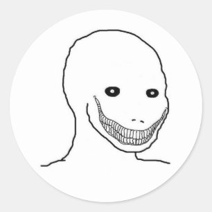 Adesivos Psycho Wojak