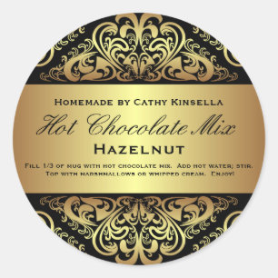 Adesivos quadrados, brilhante, grande, 3 polegadas