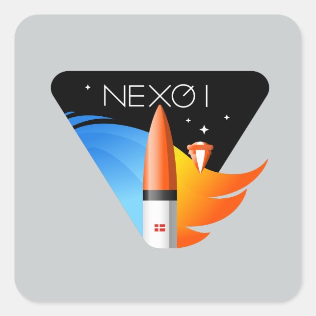 Adesivos Quadrados com Patch de Missão Nexø I (Frente)