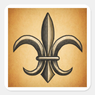 Adesivos Quadrados Coppe Fleur De Lis