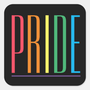 Adesivos Quadrados Grandes PRIDE II