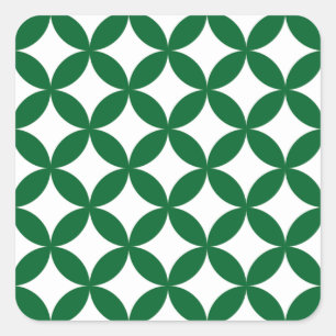 Adesivos Quadrados Green Shippo