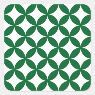 Adesivos Quadrados Green Shippo