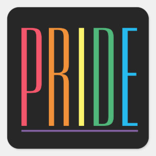 Adesivos Quadrados Pequenos PRIDE II