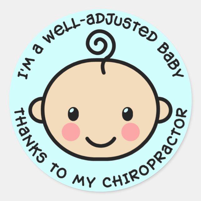 Adesivos Quiropráticos Bebês Bem Ajustados (Frente)