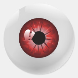 Adesivos Red Eyeball Halloween