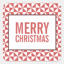 Adesivos Red Modern Triangs de Férias