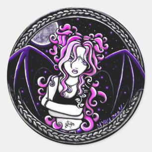 Adesivos redondos "Brandy" 3"