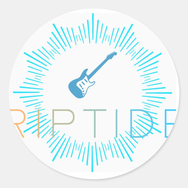 Adesivos redondos clássicos (Frente)