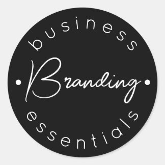 Adesivos redondos clássicos