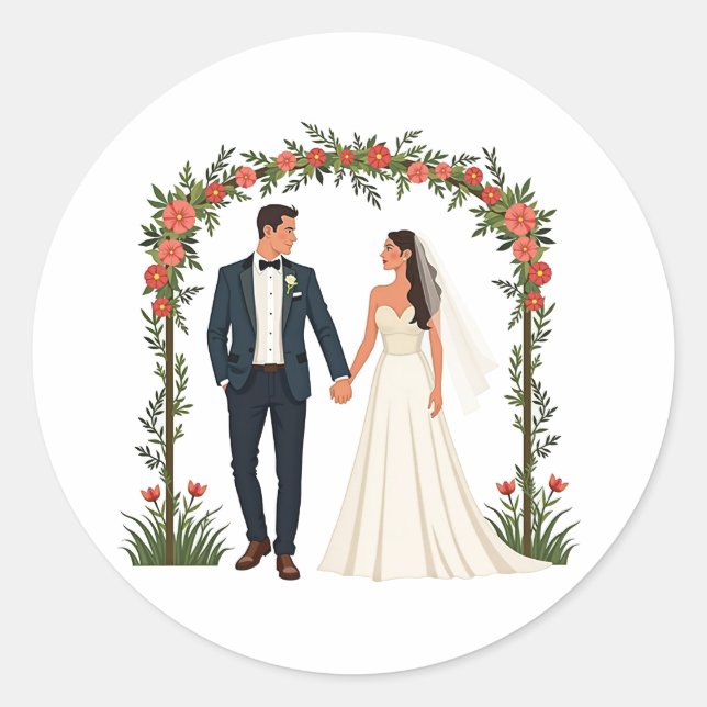 Adesivos Redondos Clássicos (Frente)