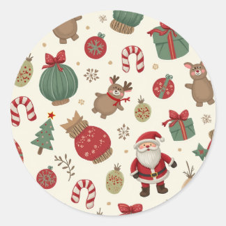 Adesivos redondos clássicos