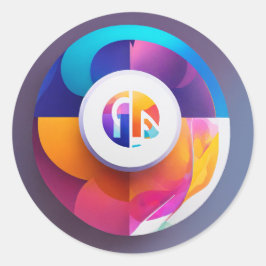 Adesivos redondos clássicos