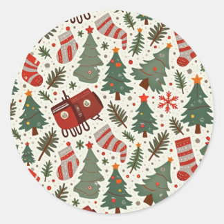 Adesivos redondos clássicos