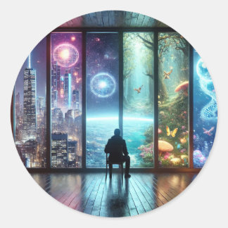 Adesivos redondos clássicos