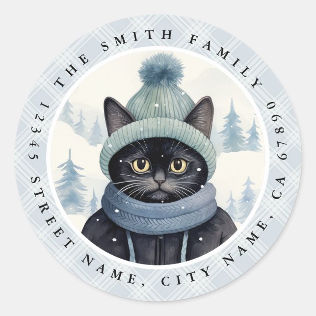 Adesivos redondos clássicos (Frente)