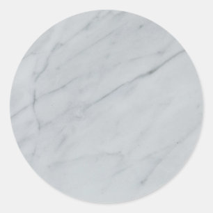 Adesivos redondos clássicos com pedra de marble