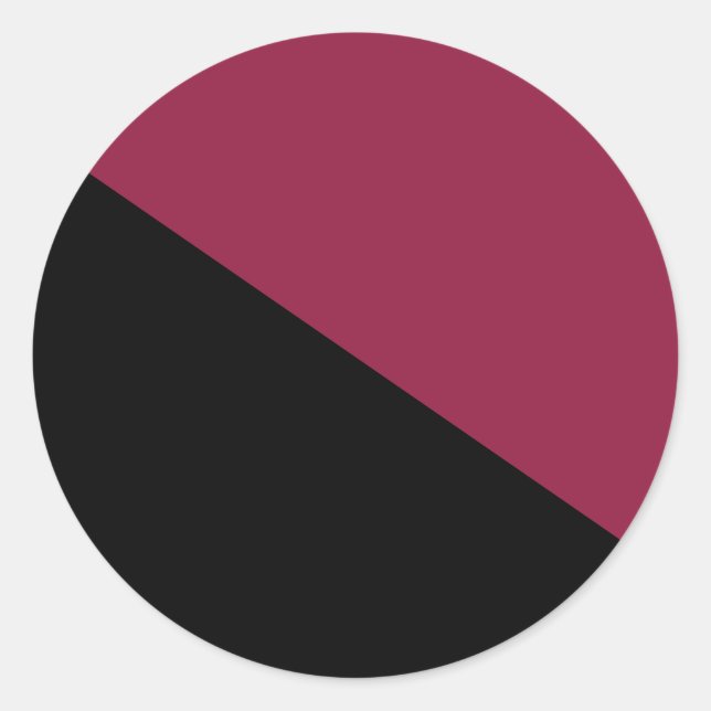 Adesivos redondos com blocos coloridos (vermelho p (Frente)