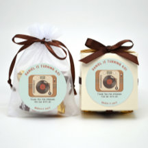 Adesivos Redondos de Agradecimento de Disco de Vin