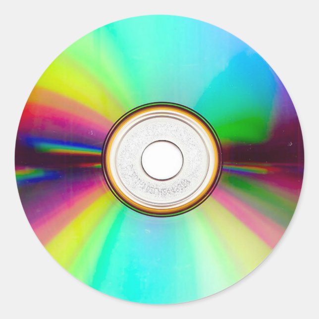 Adesivos redondos de CD (Frente)