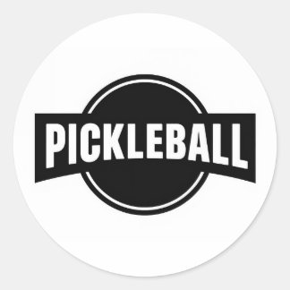 Adesivos redondos de Pickleball