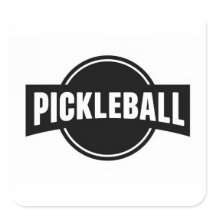 Adesivos redondos de Pickleball