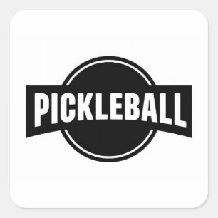 Adesivos redondos de Pickleball