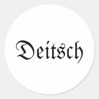 Adesivos Redondos Deitsch