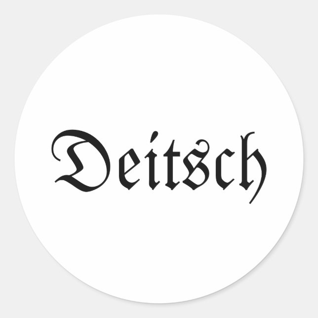Adesivos Redondos Deitsch (Frente)