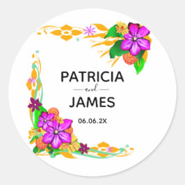 Adesivos redondos elegantes, mágicos e negros