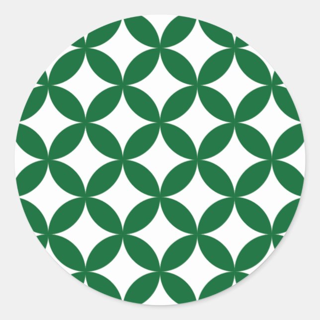 Adesivos Redondos Green Shippo (Frente)