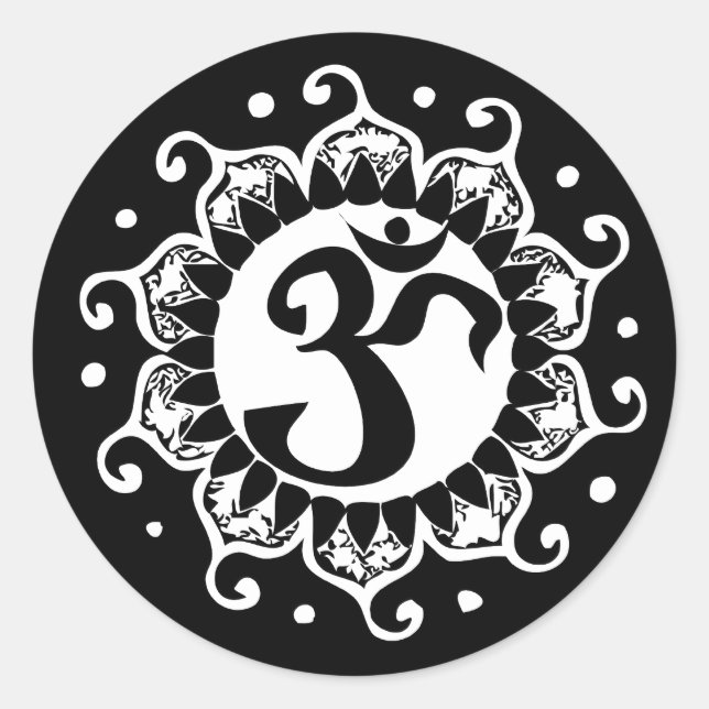 Adesivos redondos Lotus OM (Frente)
