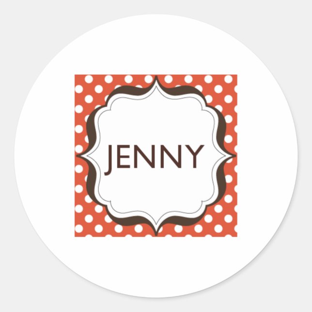 Adesivos redondos pequenos - centrados no logótipo (Frente)