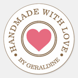 Adesivos redondos personalizados