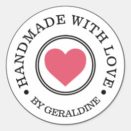 Adesivos redondos personalizados