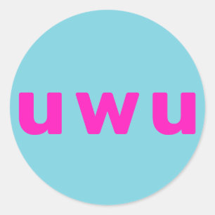 Adesivos Redondos Personalizados Fofos UWU