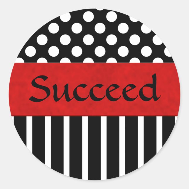 Adesivos Redondos Pretos e Brancos (Frente)