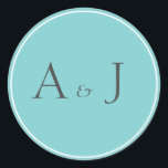 Adesivos redondos sólidos<br><div class="desc">Vinheta de chá sólida para a coleção de casamentos de Geo Diamond Pattern. Disponível em 2 tamanhos: - Grande: 3" x 3", 6 adesivos por folha - Pequeno: 1, 5" x 1, 5", 20 adesivos por folha Para cartões de rsvp correspondentes, convida, insere, postagem e outros itens correspondentes, clique no...</div>